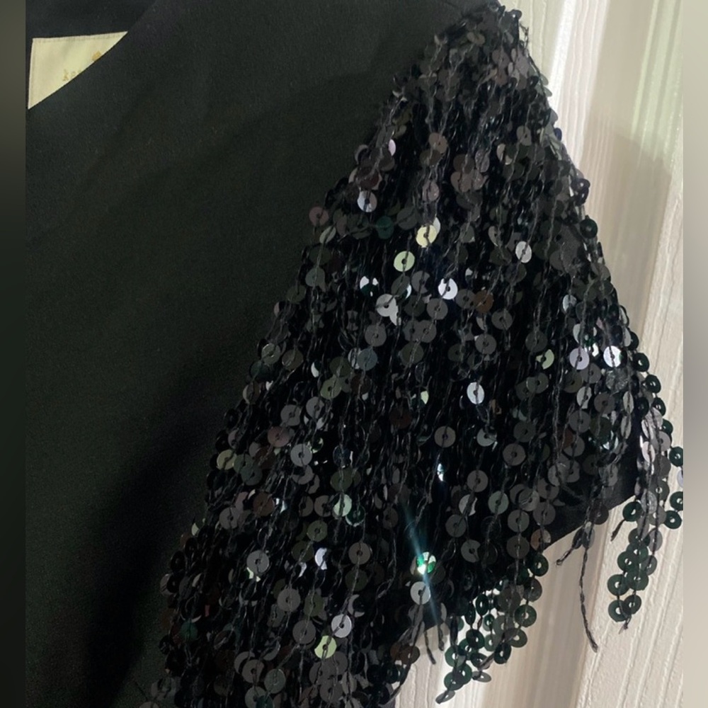 Kate Spade Women’s 10 Black Sequin Dress - Picture 2 of 11